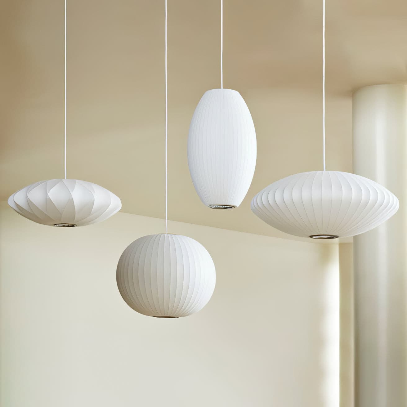 CHARLESTON BUBBLE GLASS HANGING LANTERN