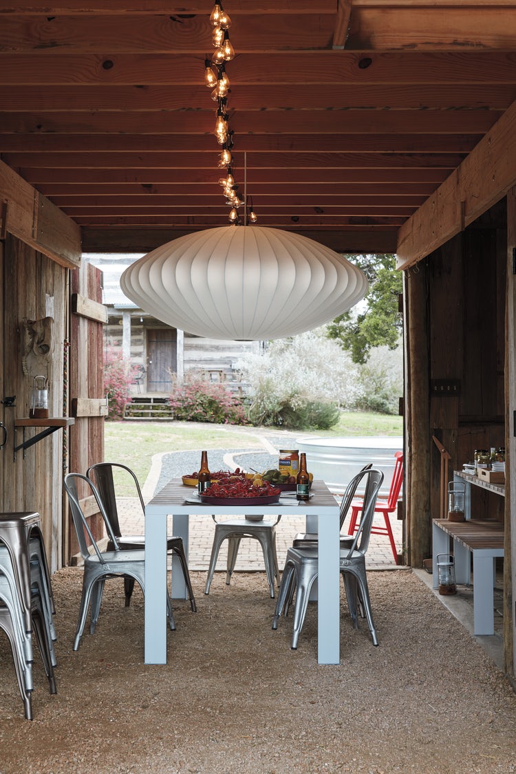 CHARLESTON BUBBLE GLASS HANGING LANTERN