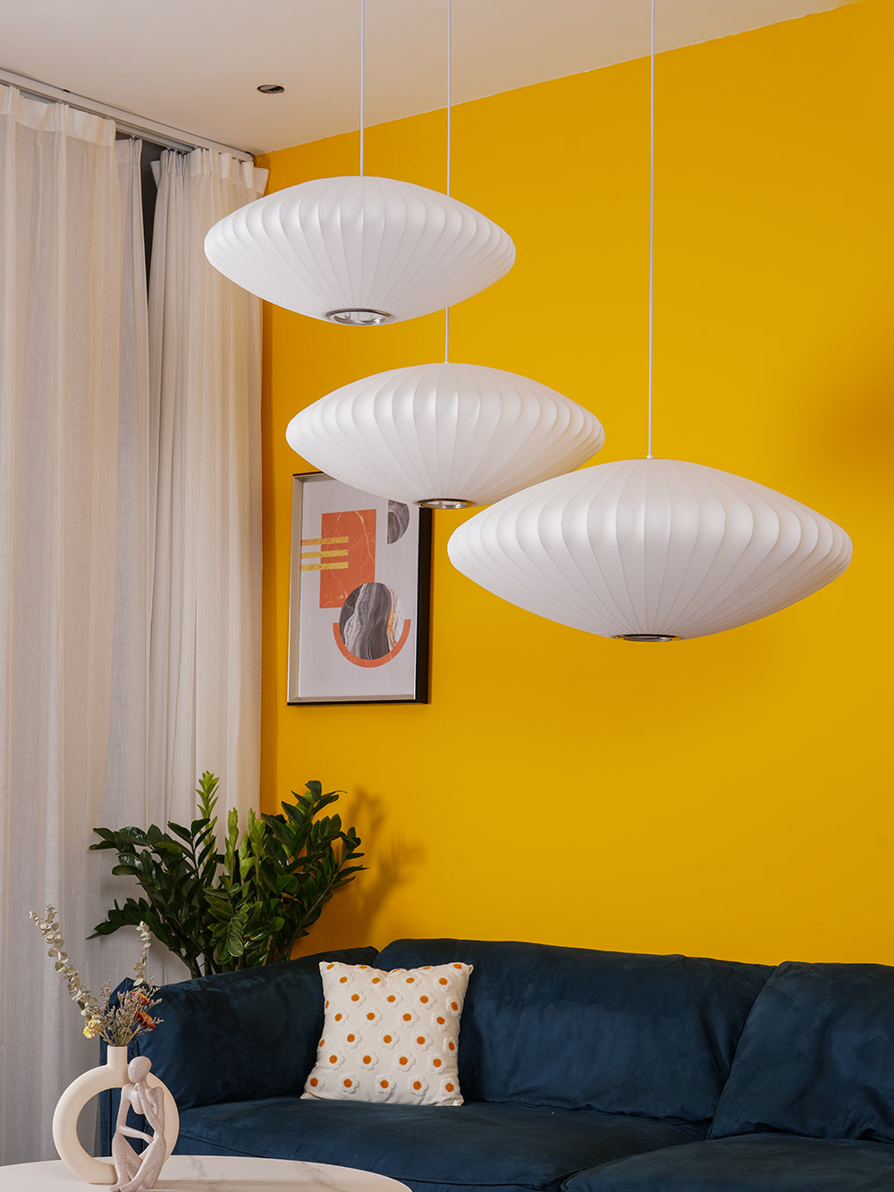 CHARLESTON BUBBLE GLASS HANGING LANTERN