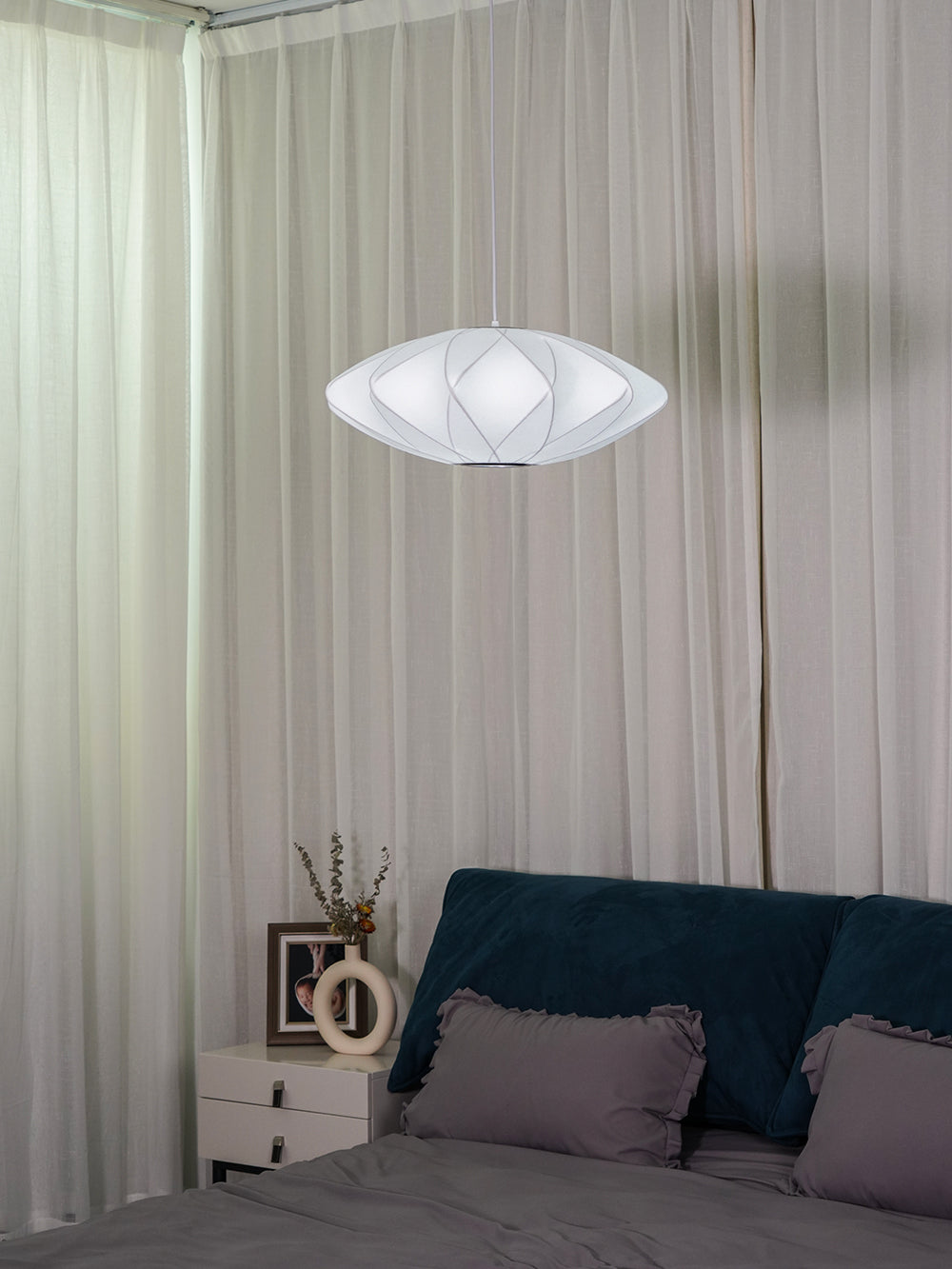 CHARLESTON BUBBLE GLASS HANGING LANTERN