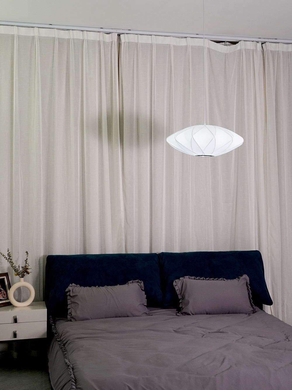 CHARLESTON BUBBLE GLASS HANGING LANTERN