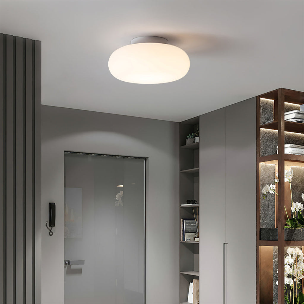 CHARLESTON WOVEN RATTAN CEILING LIGHT