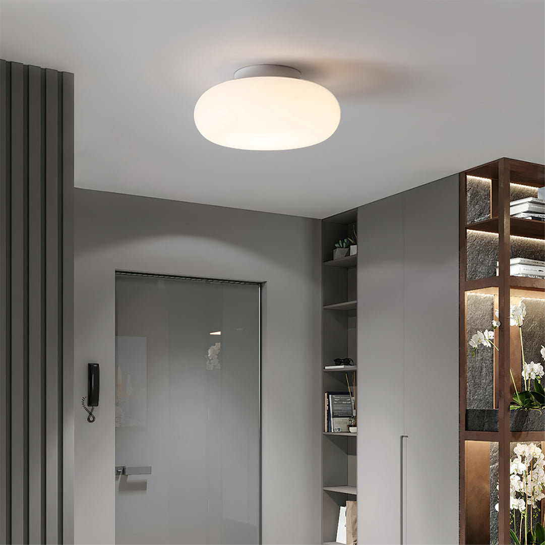 CHARLESTON WOVEN RATTAN CEILING LIGHT