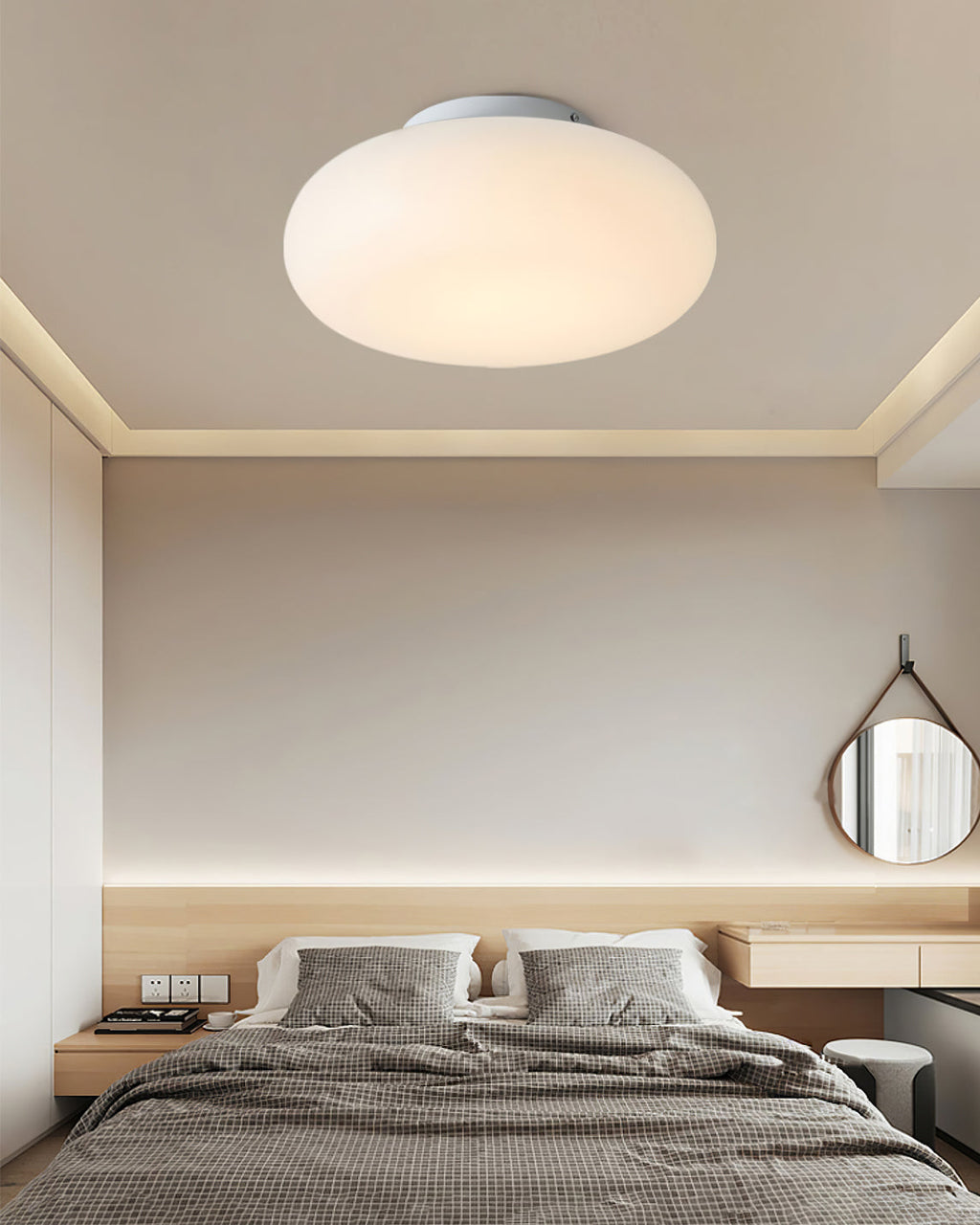 CHARLESTON WOVEN RATTAN CEILING LIGHT