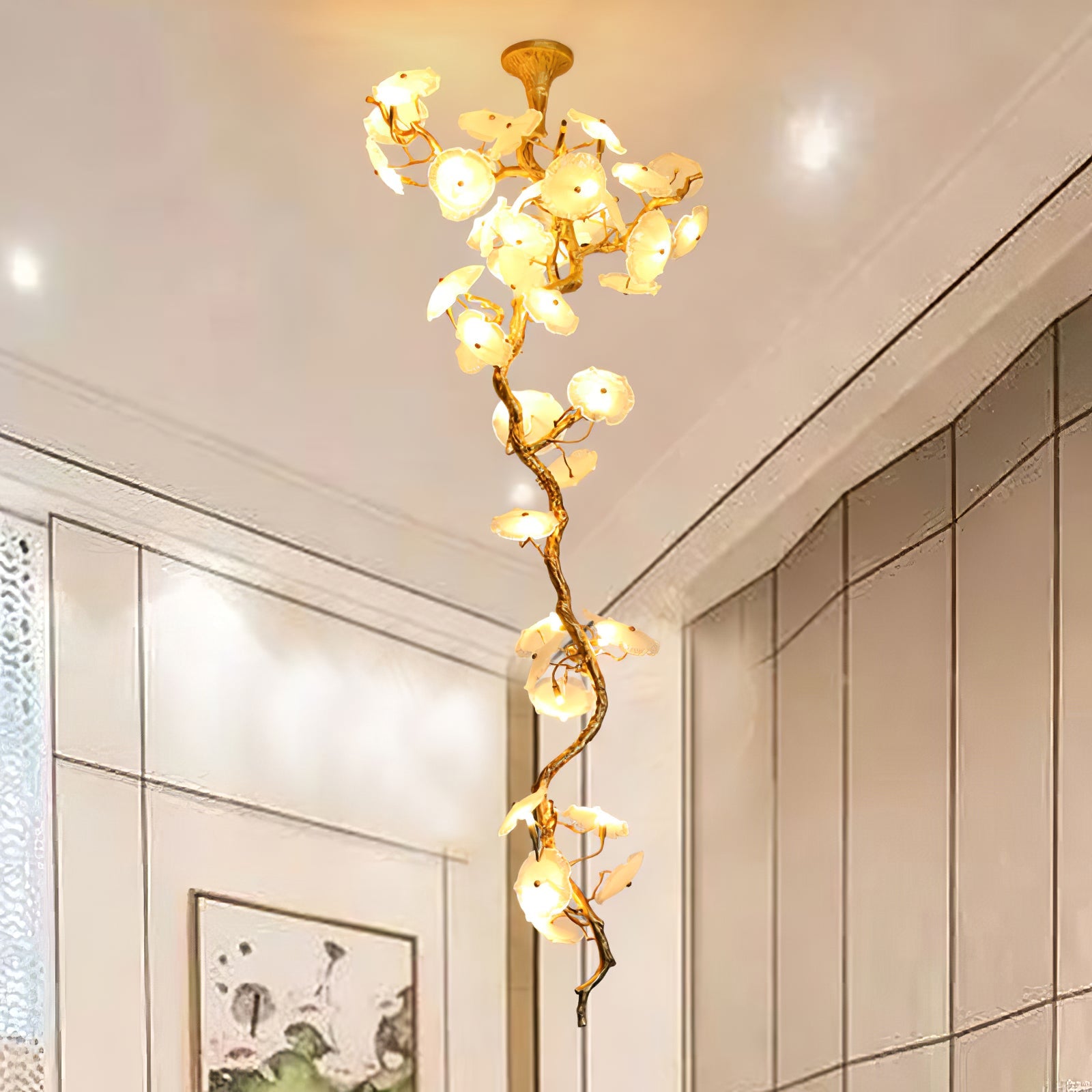 CELADON FOLIAGE INDOOR LIGHTING CANOPY