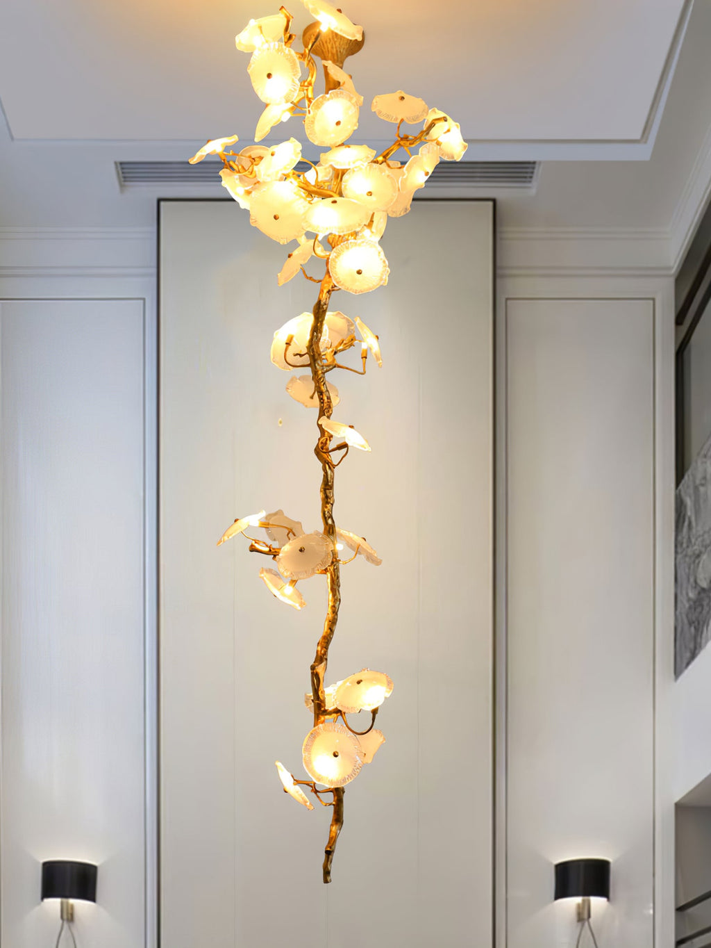 CELADON FOLIAGE INDOOR LIGHTING CANOPY