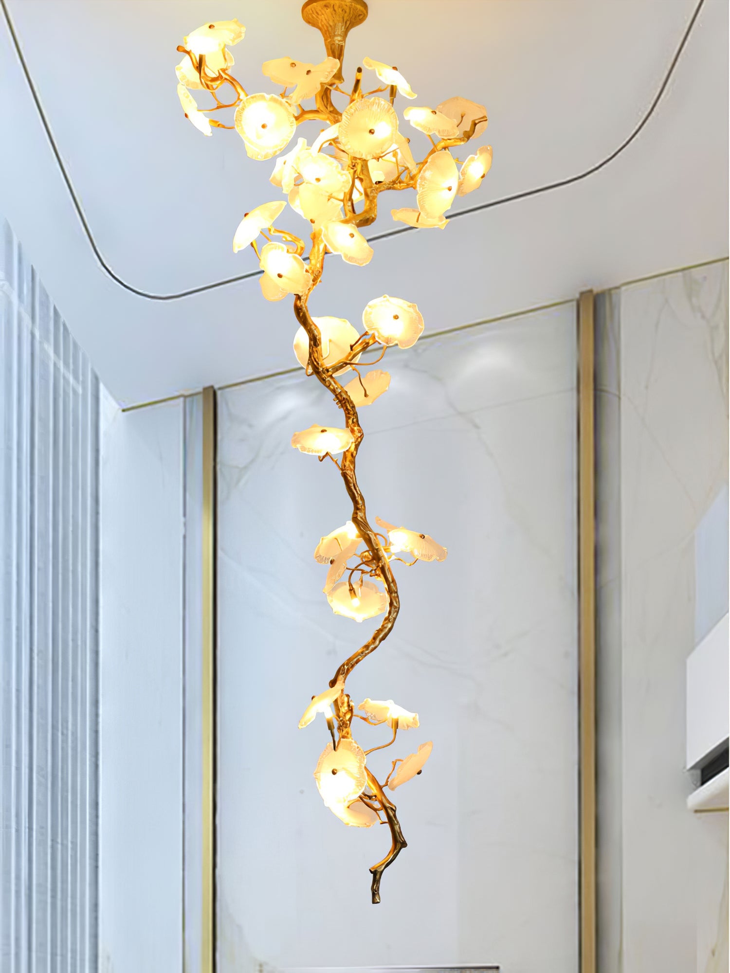 CELADON FOLIAGE INDOOR LIGHTING CANOPY