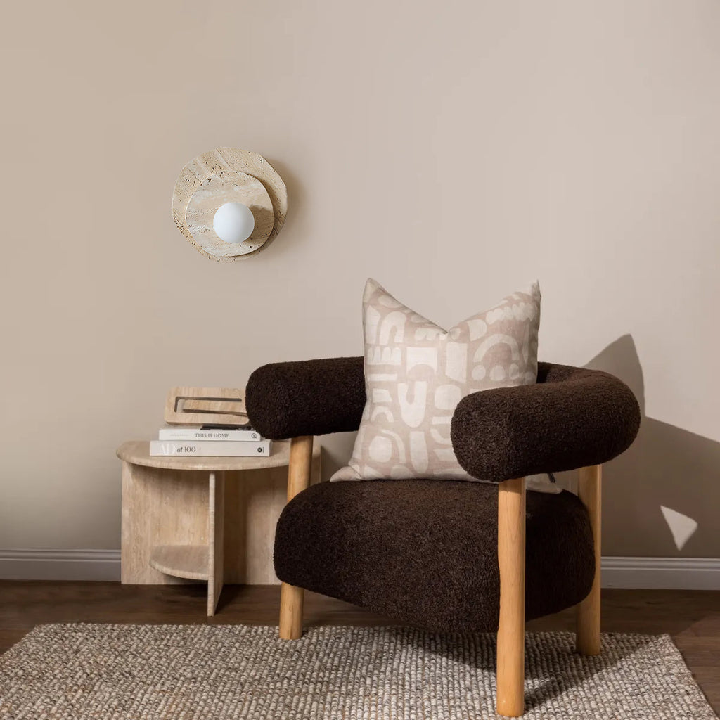 CHARLESTON WOVEN RATTAN WALL SCONCE