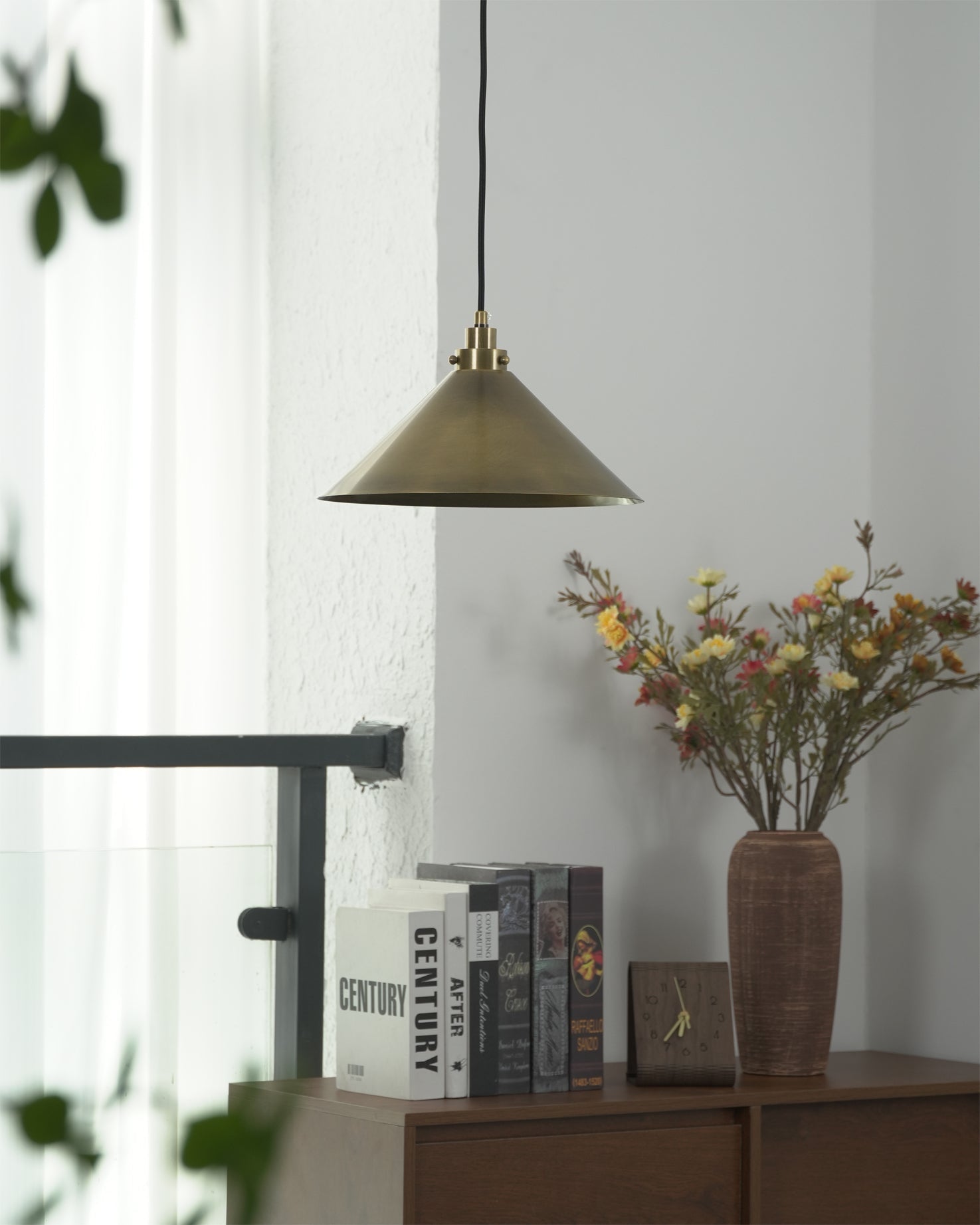 WINTHROP GLASS ORB HANGING LANTERN