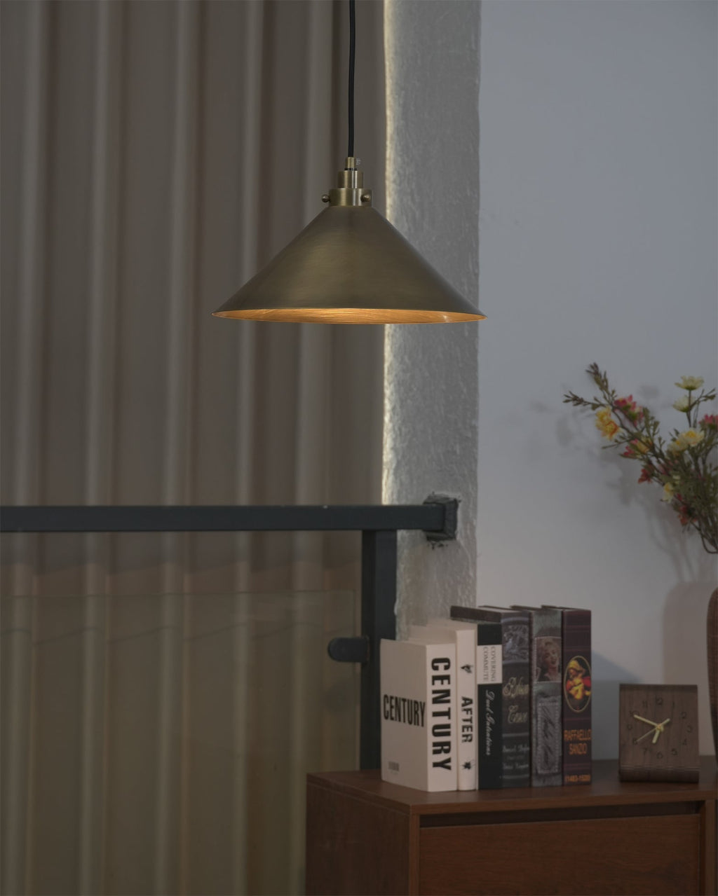 WINTHROP GLASS ORB HANGING LANTERN