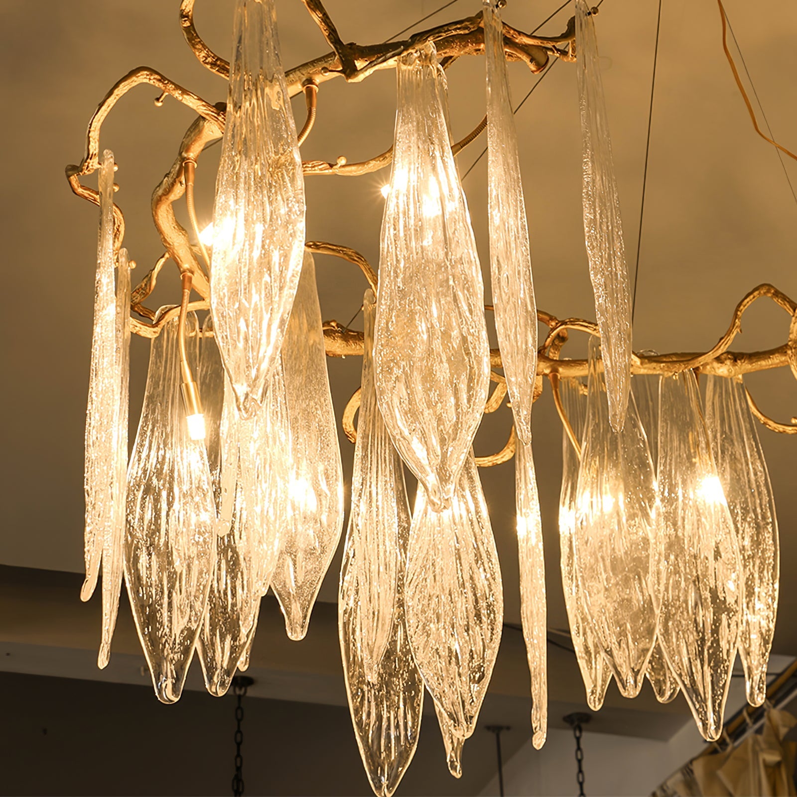 WINDSOR FALLS CRYSTAL CEILING LIGHT