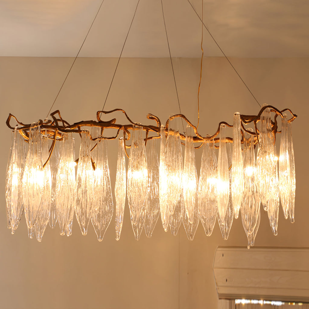 WINDSOR FALLS CRYSTAL CEILING LIGHT