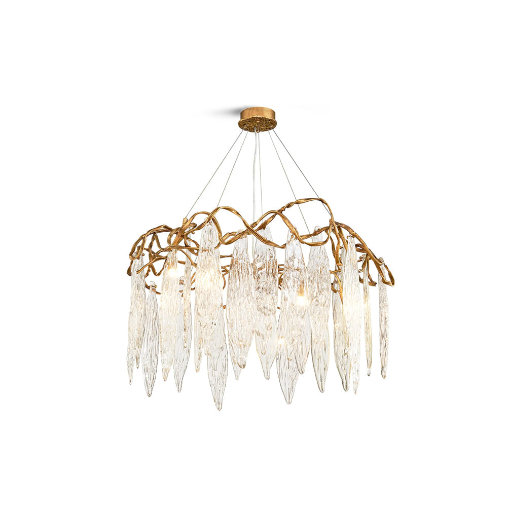 VERDANT COVE CRYSTAL CANDELABRA