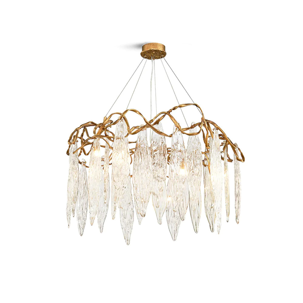 VERDANT COVE CRYSTAL CANDELABRA