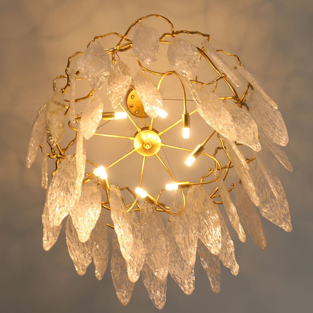 VERDANT COVE CRYSTAL CANDELABRA
