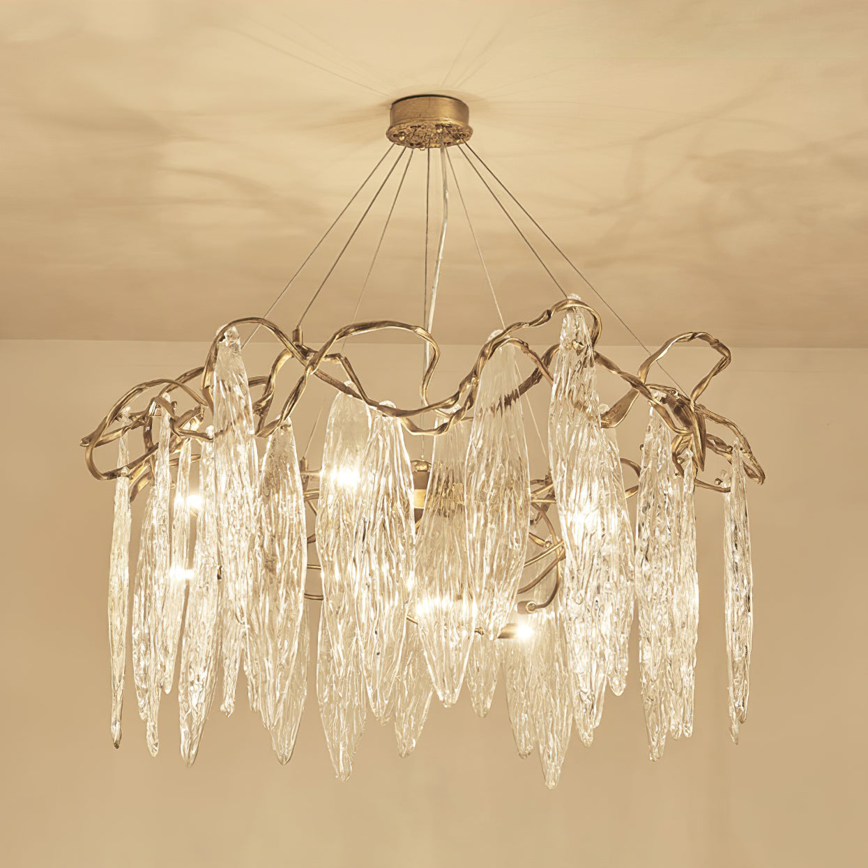 VERDANT COVE CRYSTAL CANDELABRA