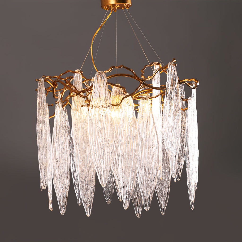 VERDANT COVE CRYSTAL CANDELABRA