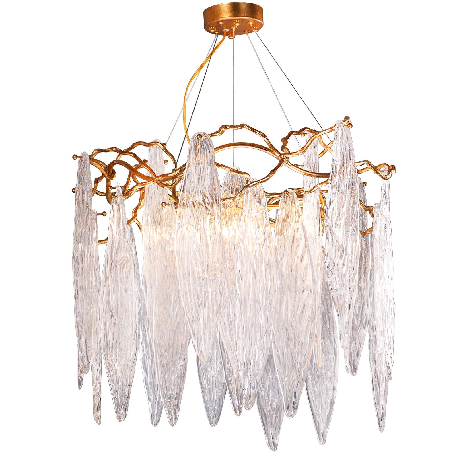 VERDANT COVE CRYSTAL CANDELABRA