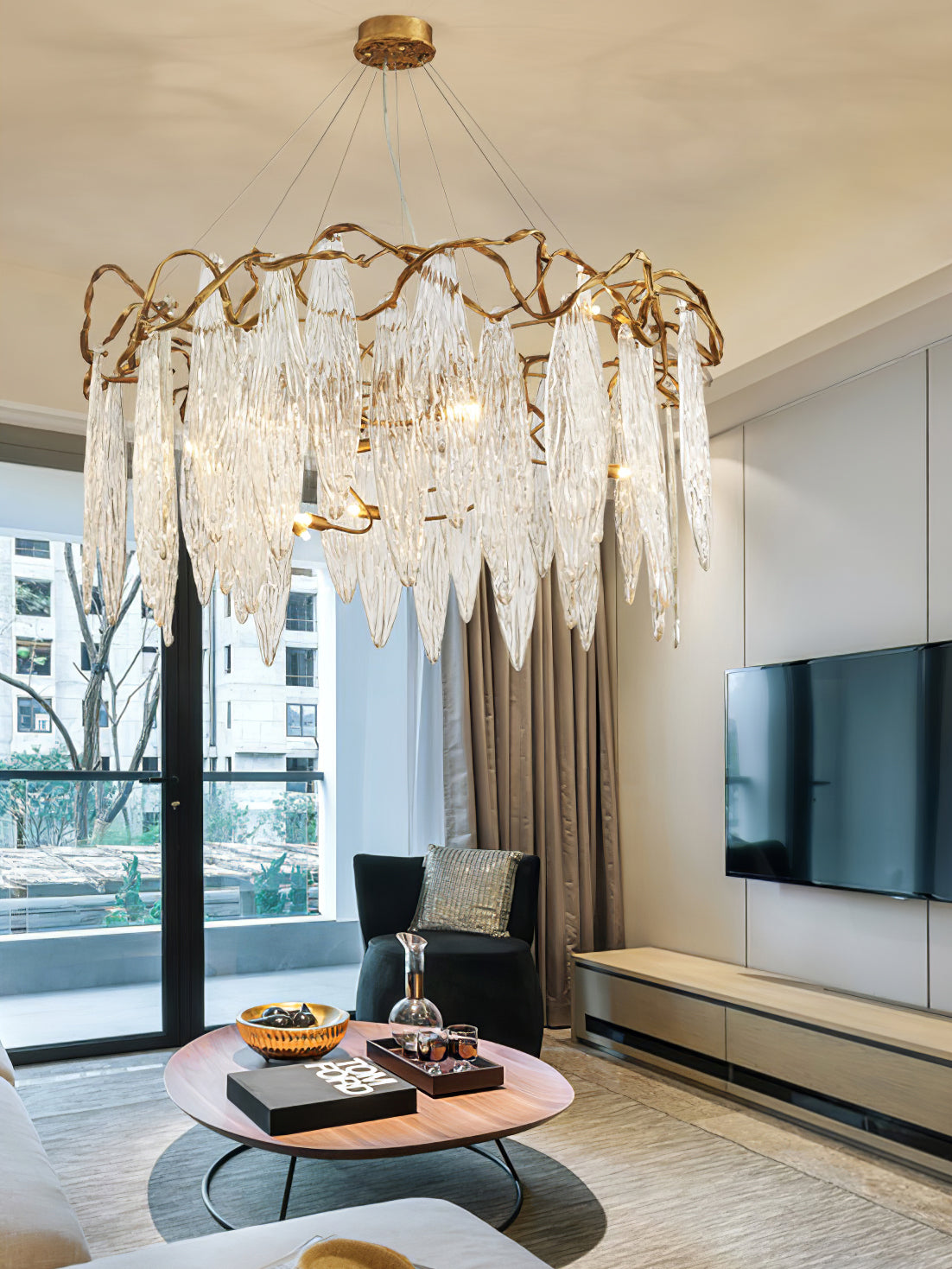VERDANT COVE CRYSTAL CANDELABRA