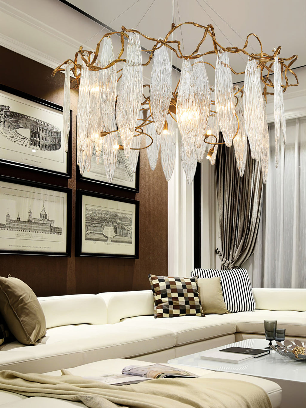 VERDANT COVE CRYSTAL CANDELABRA