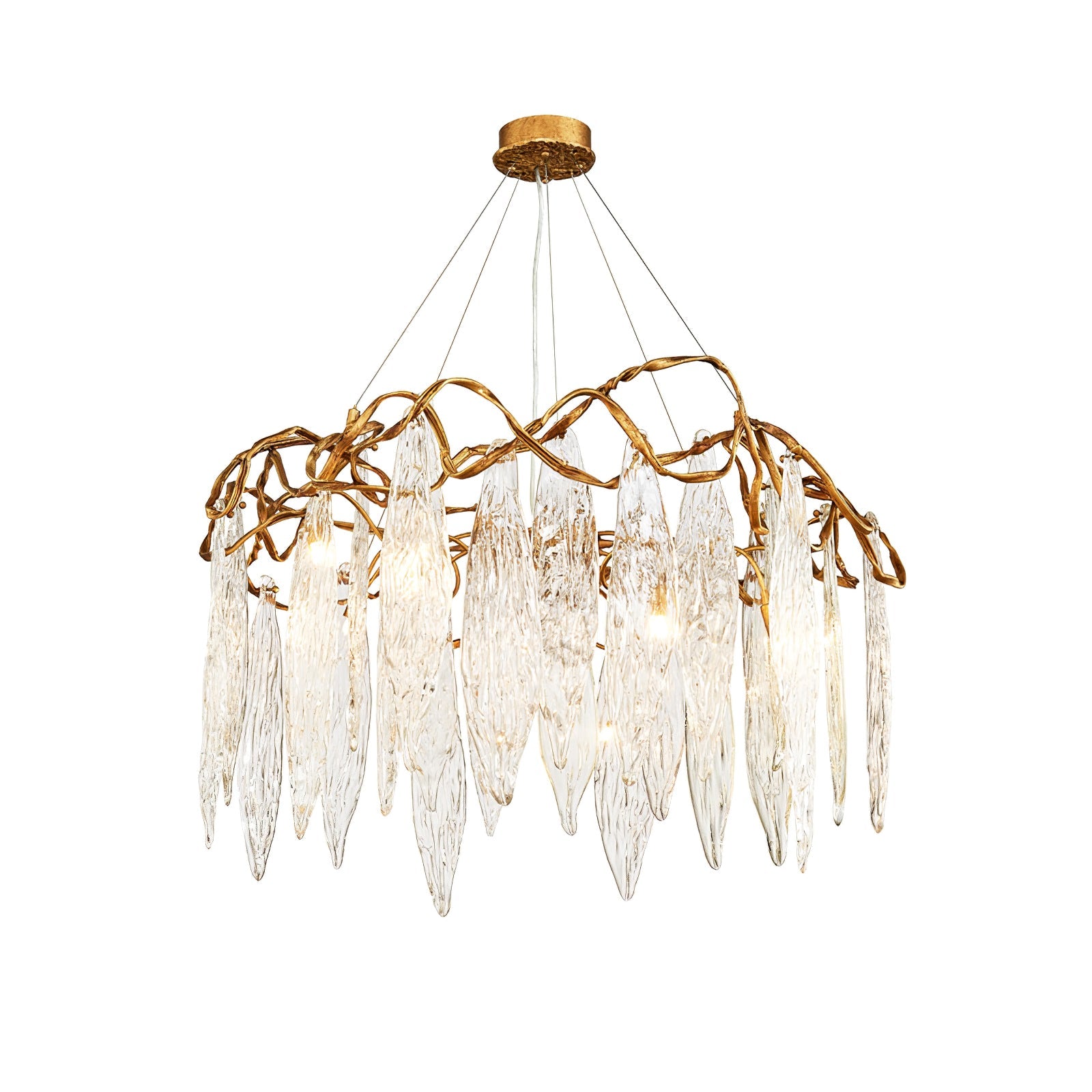 VERDANT COVE CRYSTAL CANDELABRA