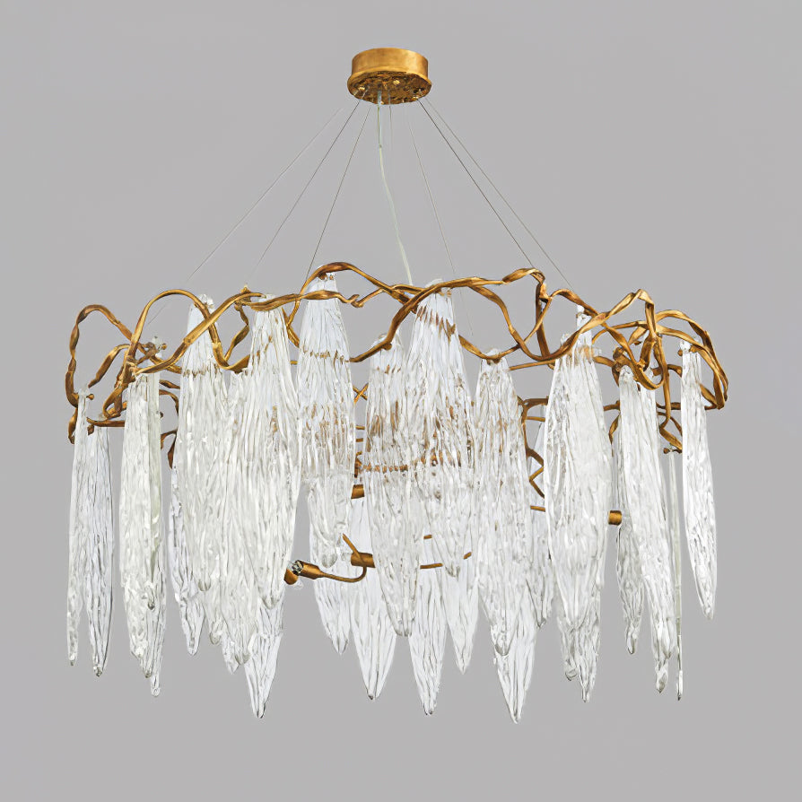 VERDANT COVE CRYSTAL CANDELABRA