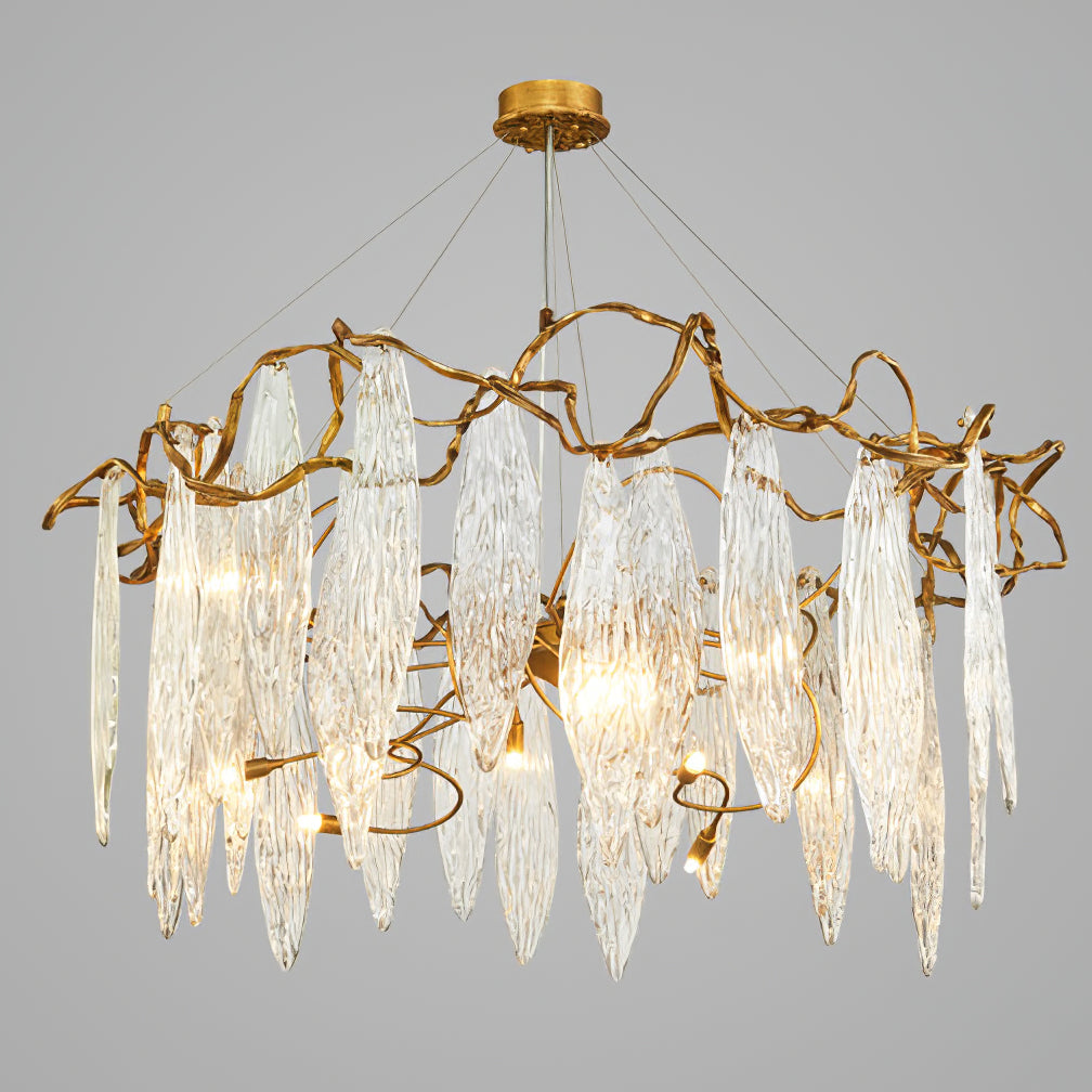 VERDANT COVE CRYSTAL CANDELABRA