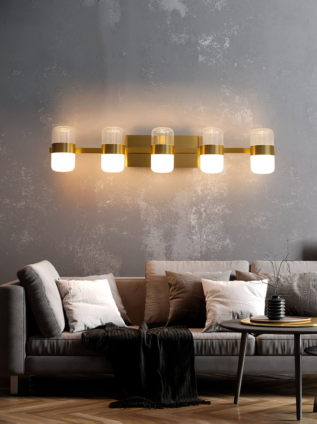 FENWICK VINTAGE BRASS WALL SCONCE