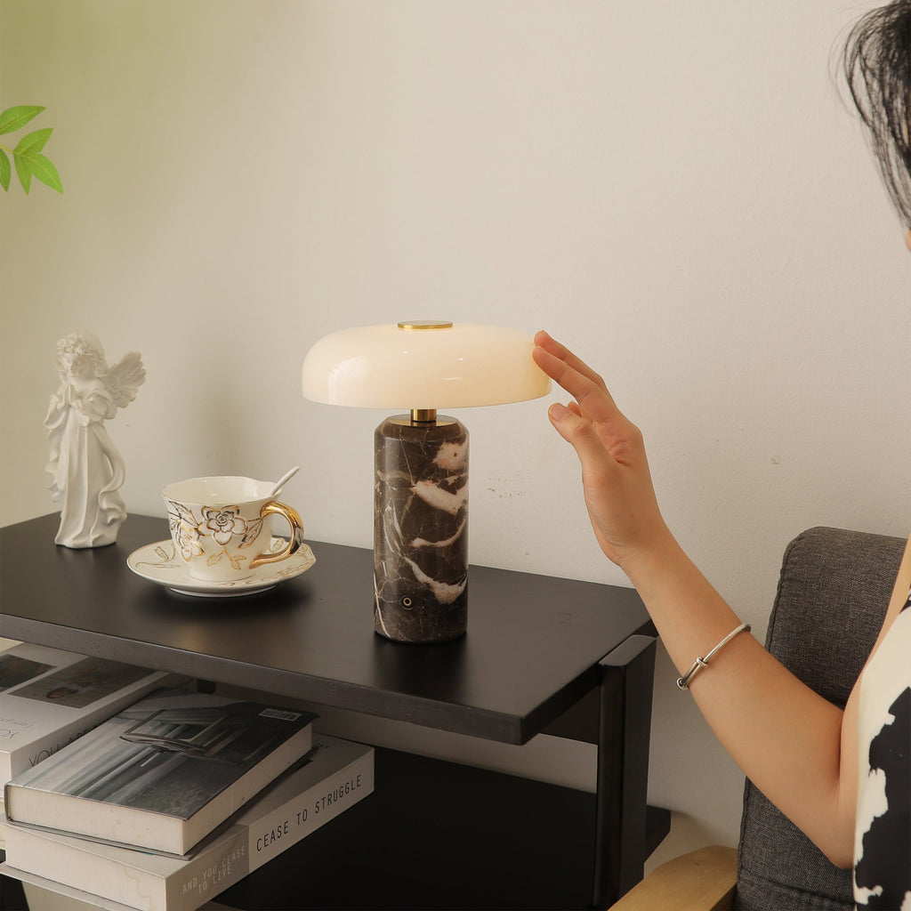 WINDSOR MARBLE GLOBE DESK LANTERN