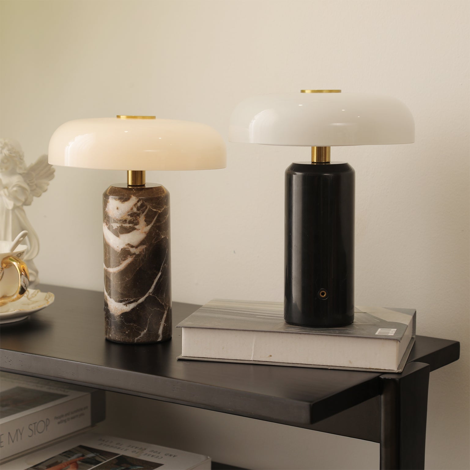 WINDSOR MARBLE GLOBE DESK LANTERN