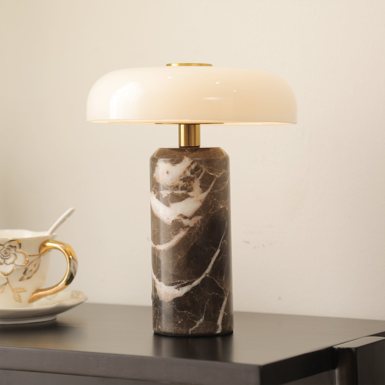 WINDSOR MARBLE GLOBE DESK LANTERN