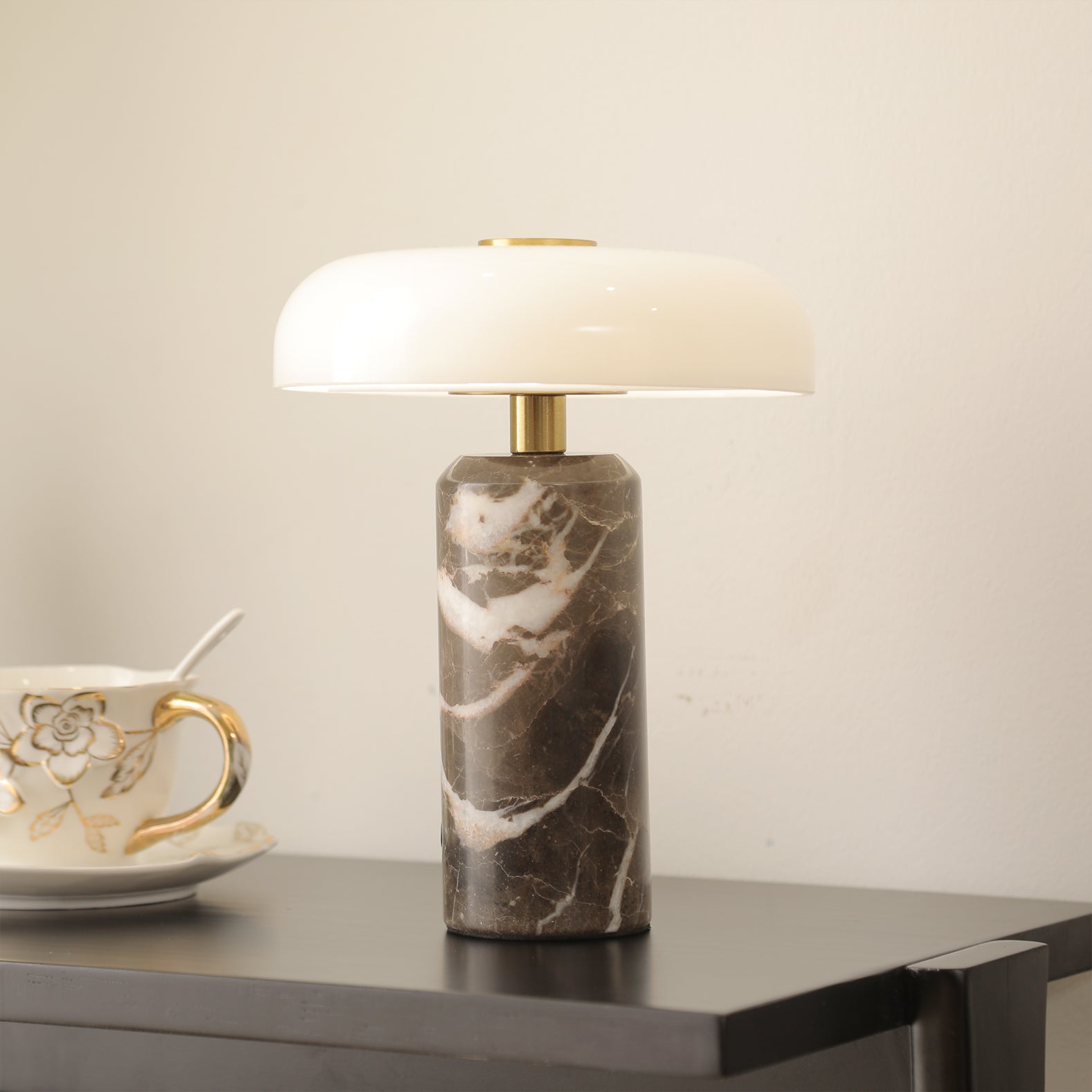 WINDSOR MARBLE GLOBE DESK LANTERN