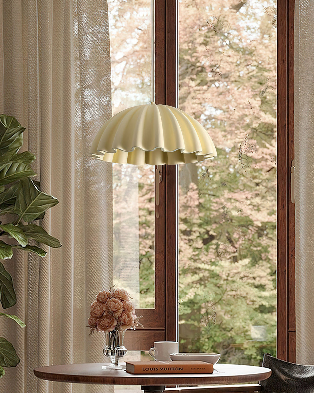 FENWICK IRIDESCENT GLASS HANGING LANTERN