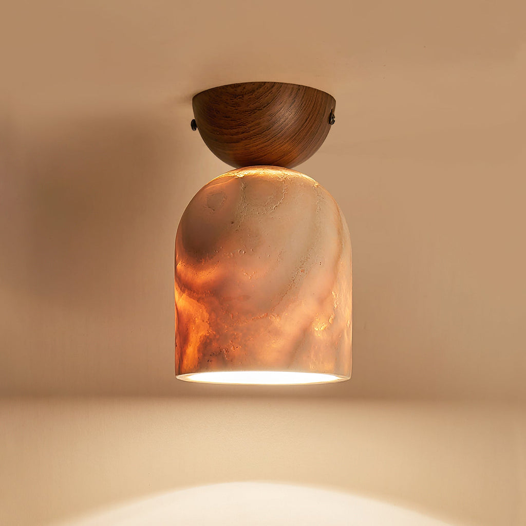 VANDERBILT TRAVERTINE LUMINAIRE