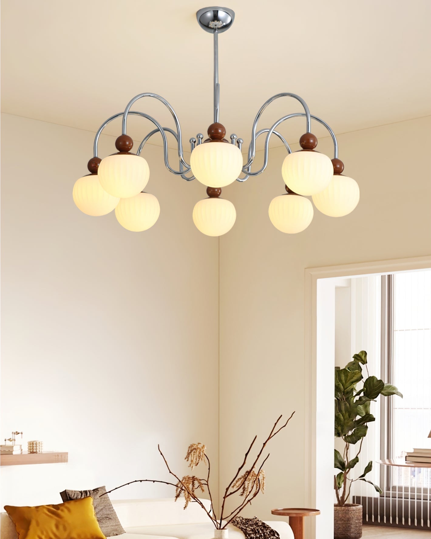 RAVENHALL CRYSTAL STARBURST CHANDELIER