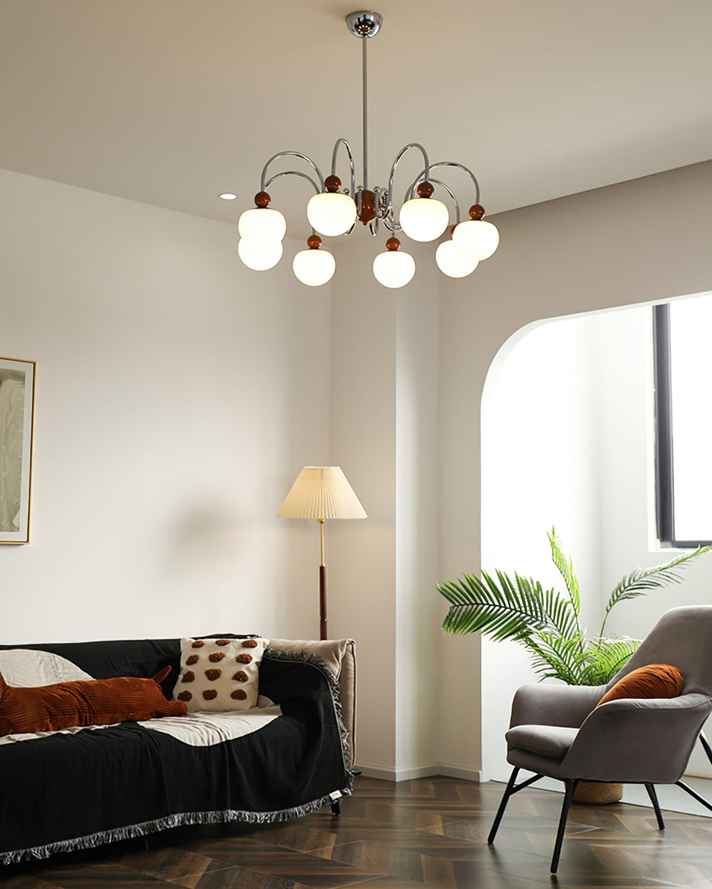 RAVENHALL CRYSTAL STARBURST CHANDELIER