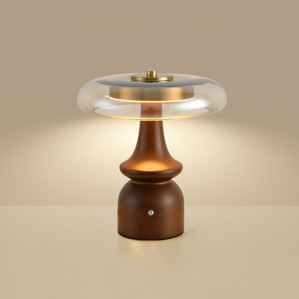 WINTHROP MID-CENTURY BRASS TABLE LANTERN