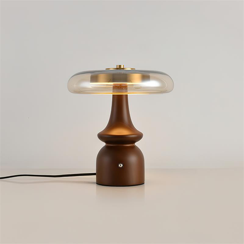 WINTHROP MID-CENTURY BRASS TABLE LANTERN