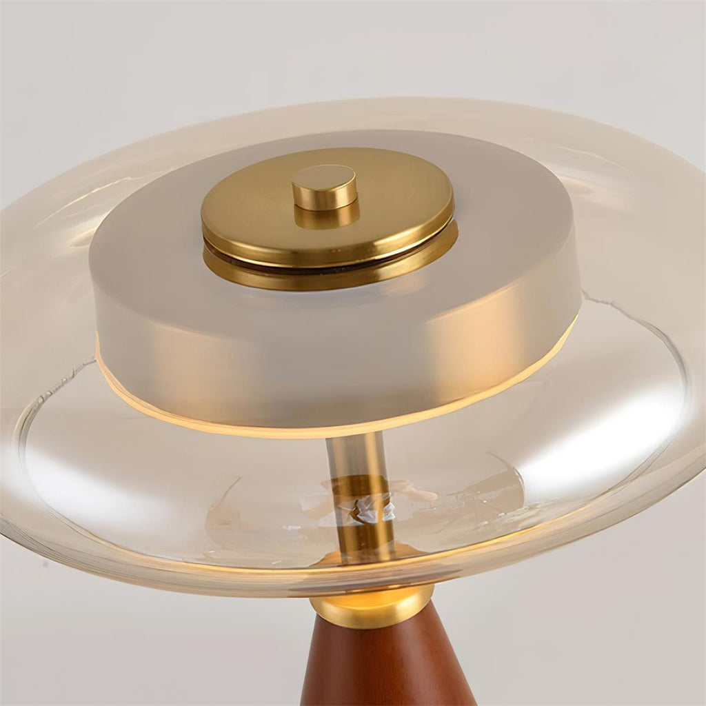 WINTHROP MID-CENTURY BRASS TABLE LANTERN