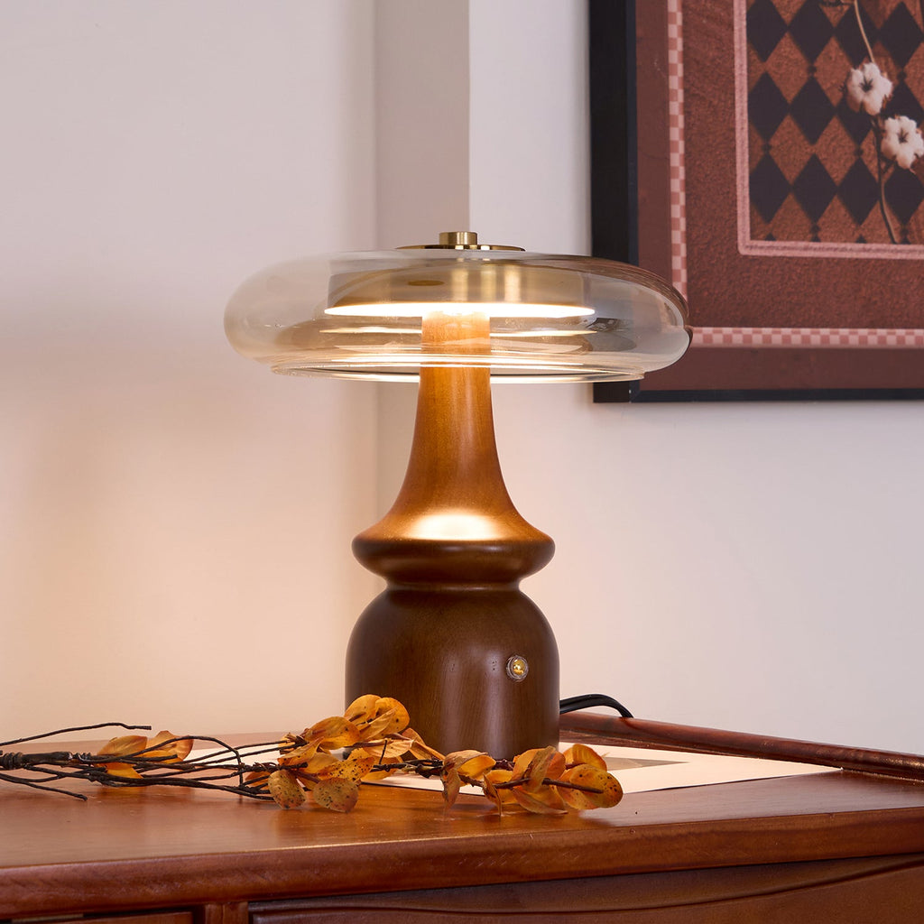 WINTHROP MID-CENTURY BRASS TABLE LANTERN
