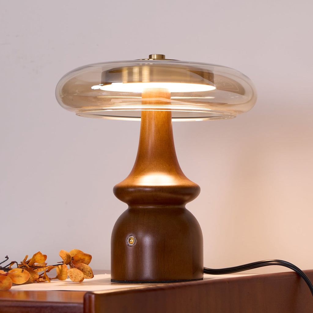 WINTHROP MID-CENTURY BRASS TABLE LANTERN