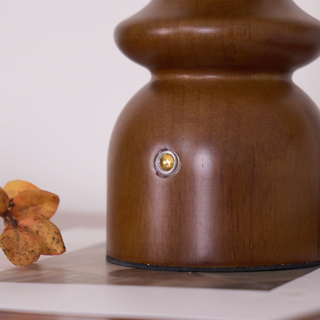 WINTHROP MID-CENTURY BRASS TABLE LANTERN