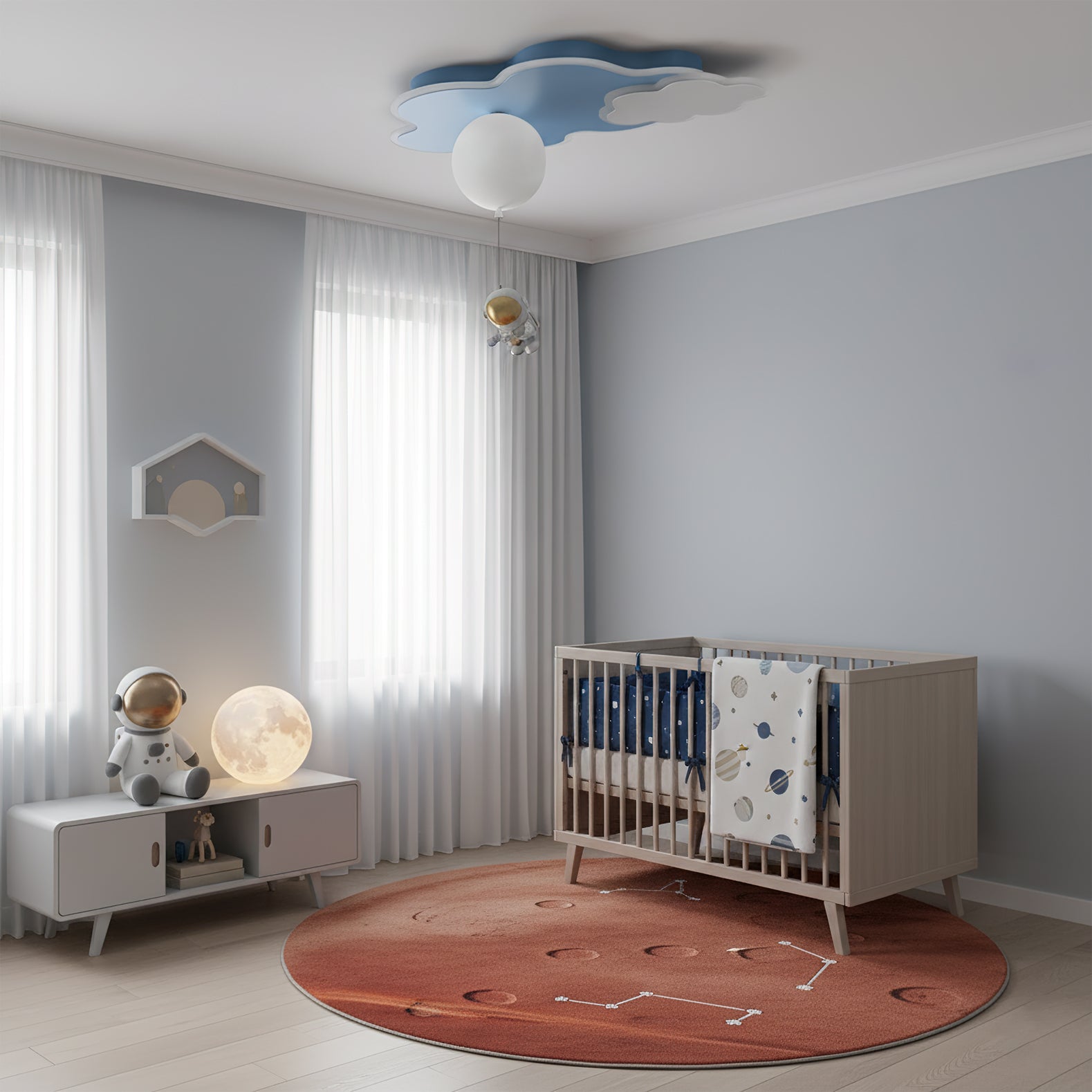 ASTORIA CLOUD-SHAPED CEILING ILLUMINATION