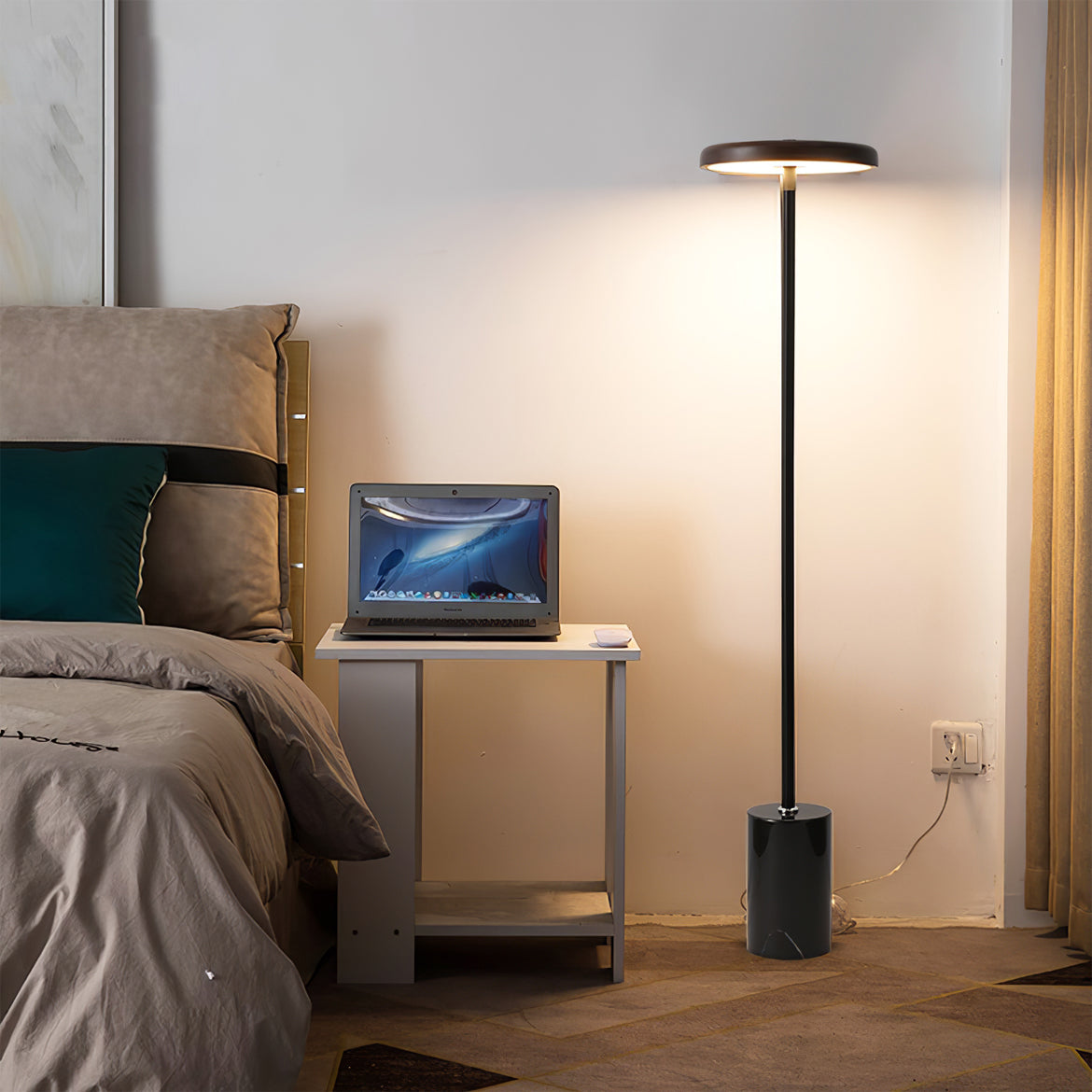 WINTHROP SLANTED SHADE FLOOR LIGHT