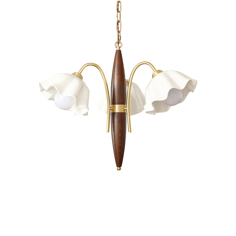 VIOLETTA PORCELAIN BLOOMING LIGHT FIXTURE