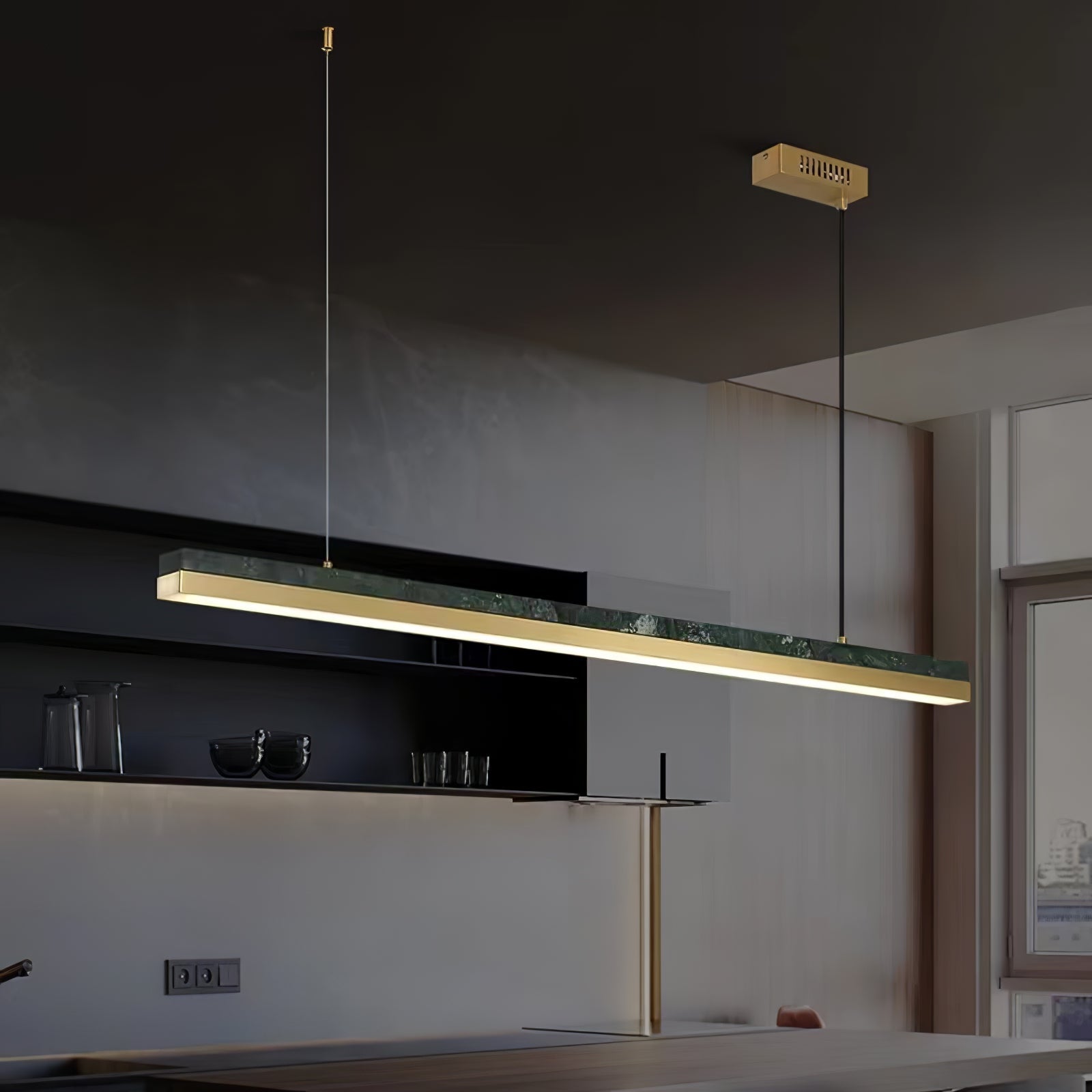 FENWICK SINGLE WORD ILLUMINATION PENDANT