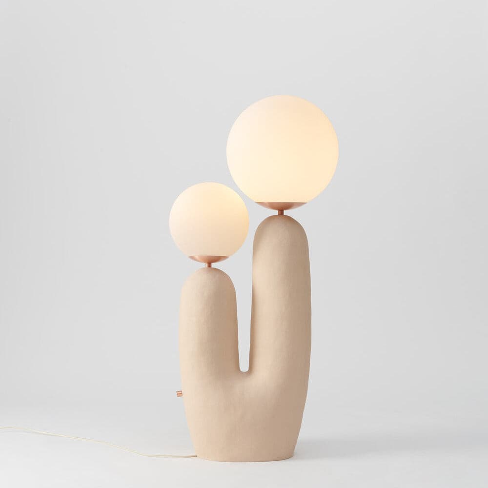 WINTHROP PORCELAIN GLOWING TABLE LANTERN