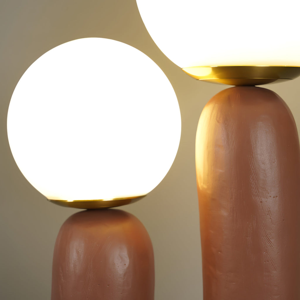BRAMBLEWICK TEXTURED CERAMIC TABLE LANTERN