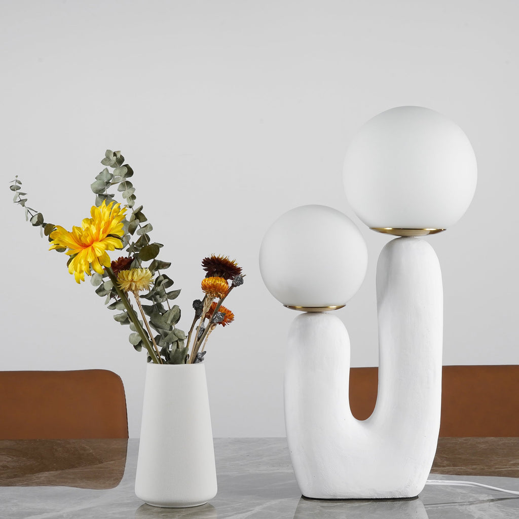 BRAMBLEWICK TEXTURED CERAMIC TABLE LANTERN