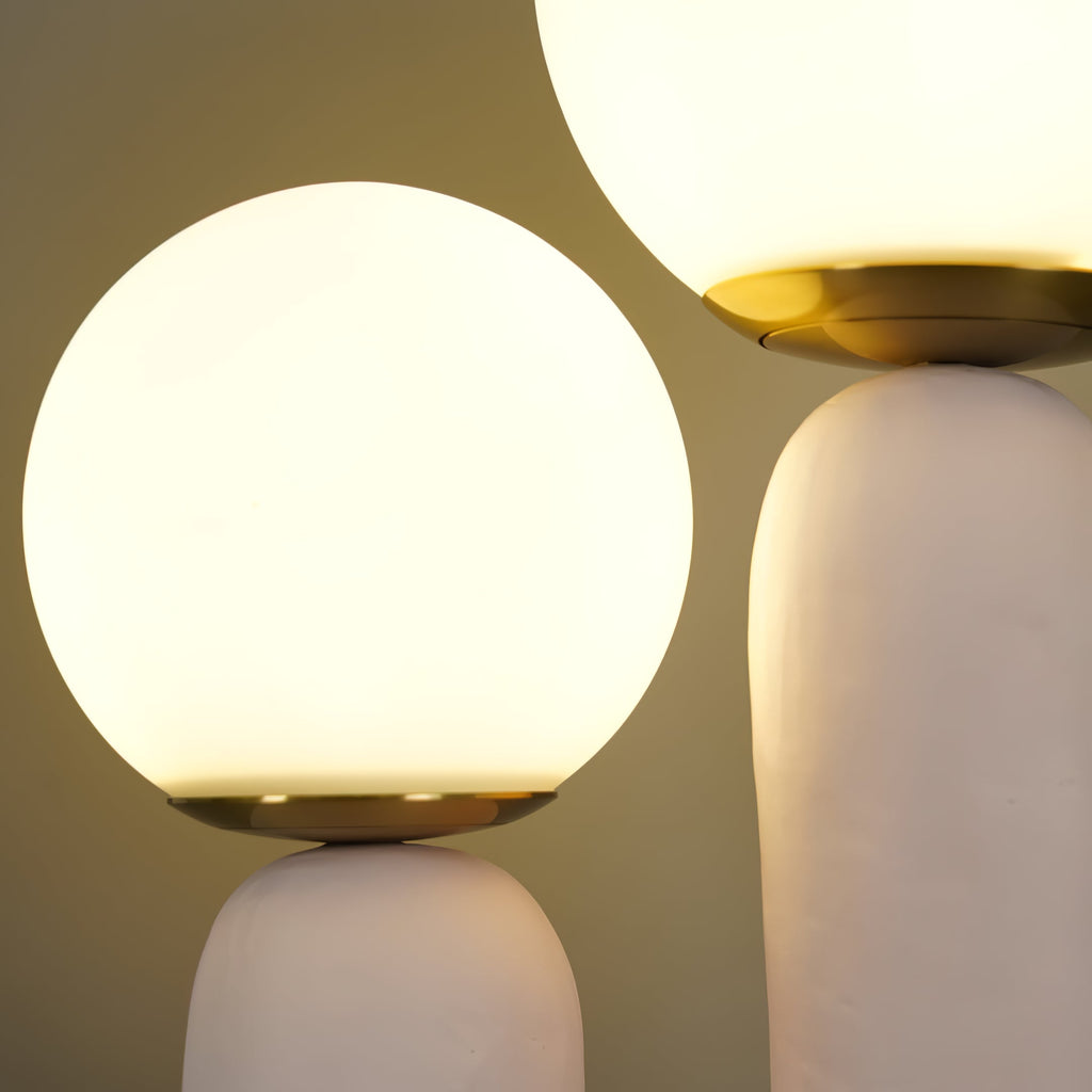 BRAMBLEWICK TEXTURED CERAMIC TABLE LANTERN